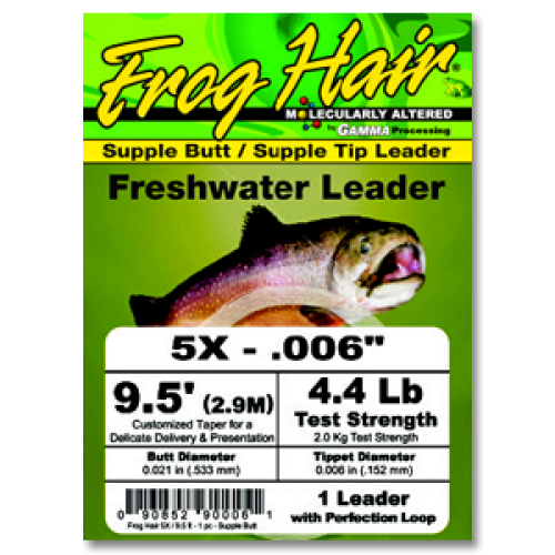 Frog Hair Freshwater Leader