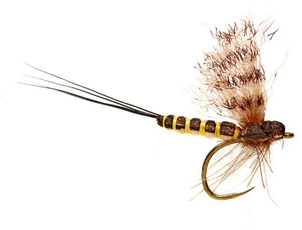 Fulling Mill Dry Fly - OE Mohican March Brown barbless