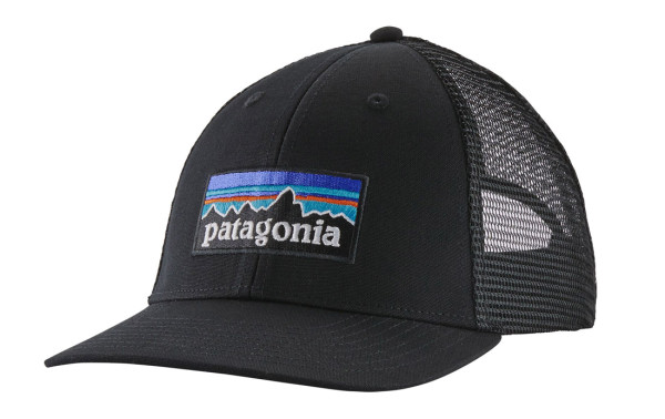 Patagonia P-6 Logo LoPro Trucker Hat BLK