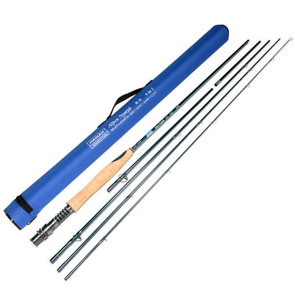 Hanak 4 in 1 Alpen Nymph Single Handed Fly Rod 9,6 ft to 11 ft Extendable