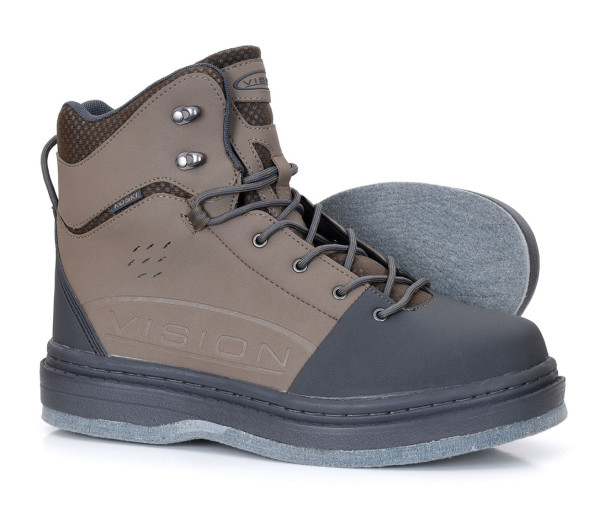felt sole wading boots