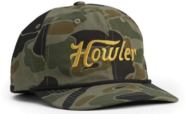 Howler Brothers Unstructured Snapback Hats - howler script: camo