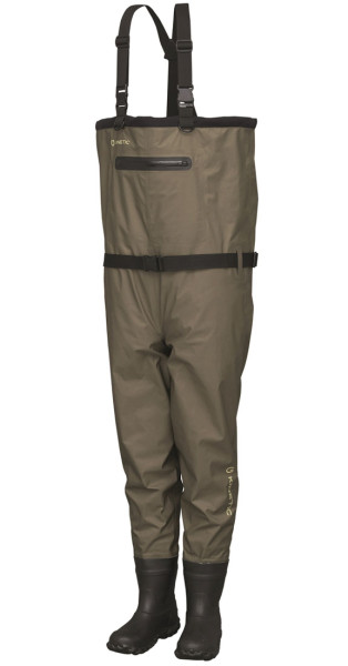 Kinetic ClassicGaiter Bootfoot Wader with Boots Rubber Sole olive