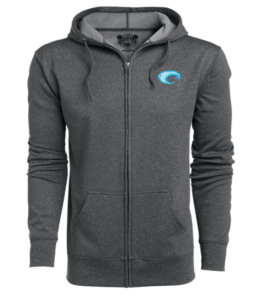 Costa Cannery Zip Up Hoodie heather gray