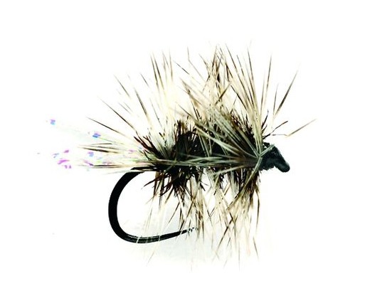 Fulling Mill Dry Fly - Griffiths Sparkle Gnat Barbless