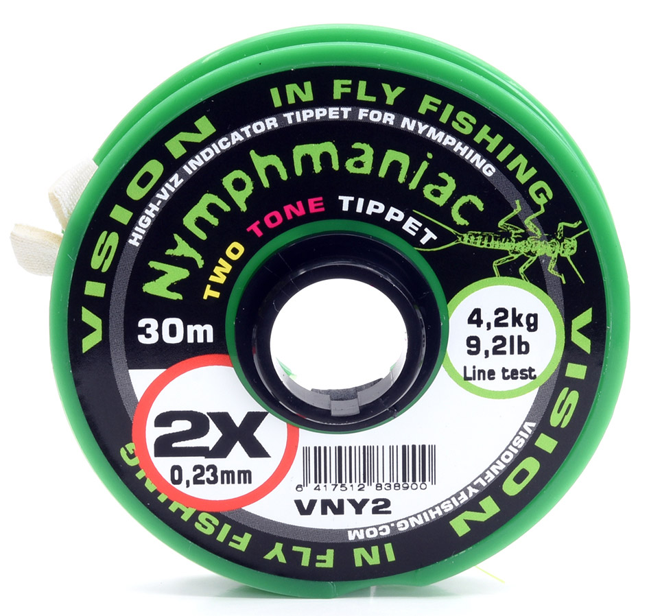 Vision Nymphmaniac Two Tone Tippet Sighter Leader Materials Fly Lines adhfishing