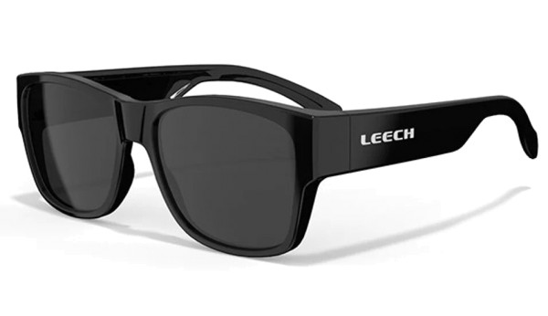 Leech Cover Black Polarized Glasses (Grey)