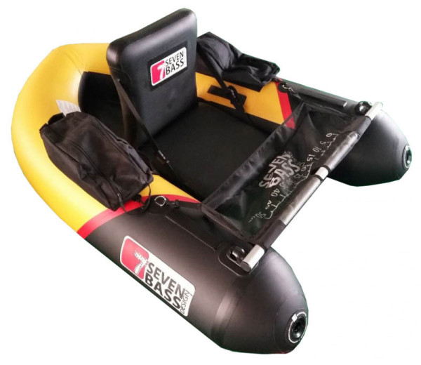 Seven Bass Design Hybrid Line Brigad Racing Bellyboat Yellow & Black