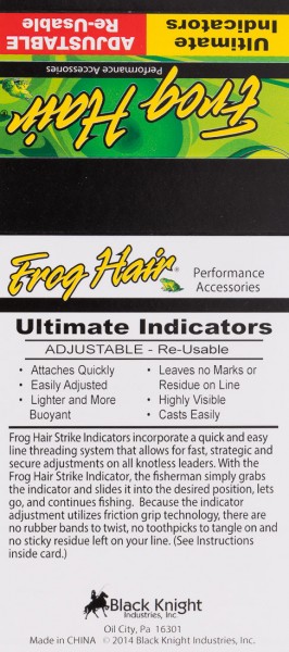frog hair strike indicators
