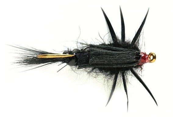 Fulling Mill Nymph - Cols Creeper Weighted Black, Classic Nymphs, Nymphs, Flies