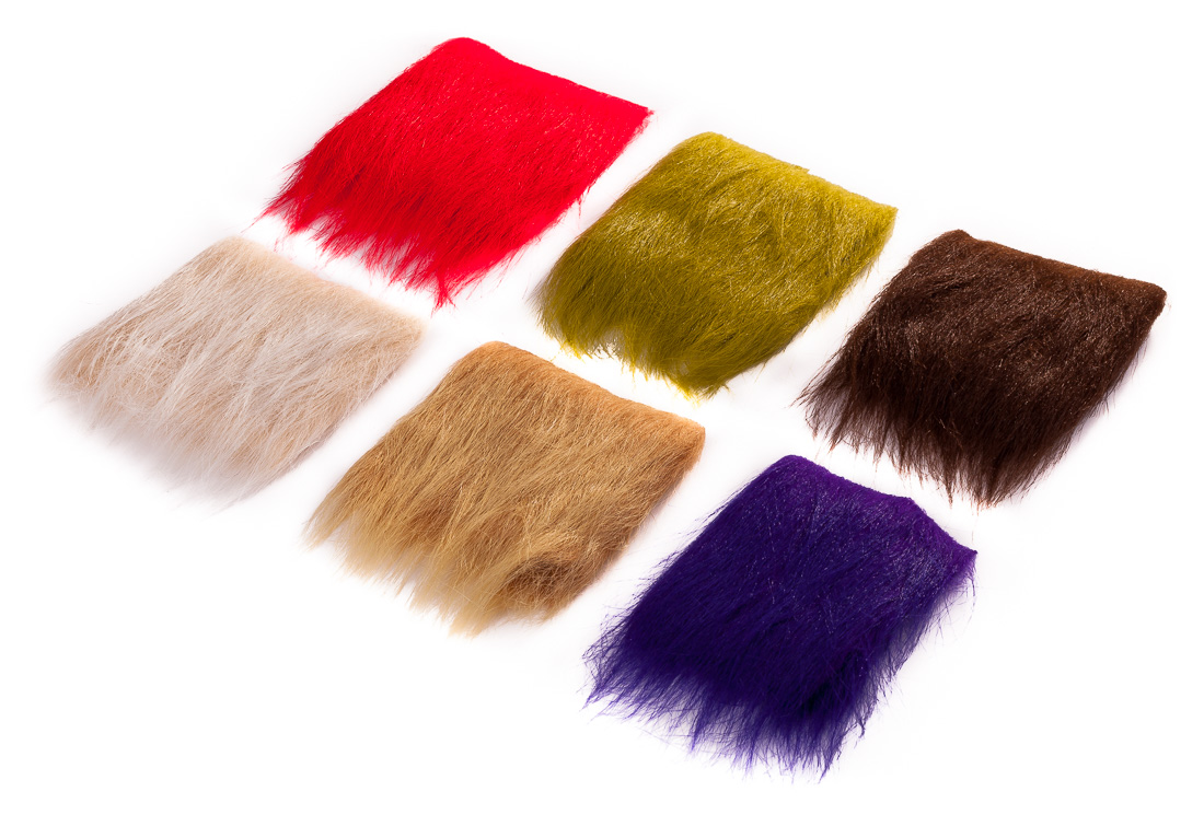 Fly Tying Material Red Extra Long Pile Craft Fur