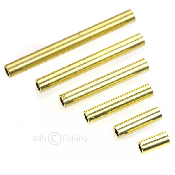adh-fishing US Brass Tube Weights Cylinder gold