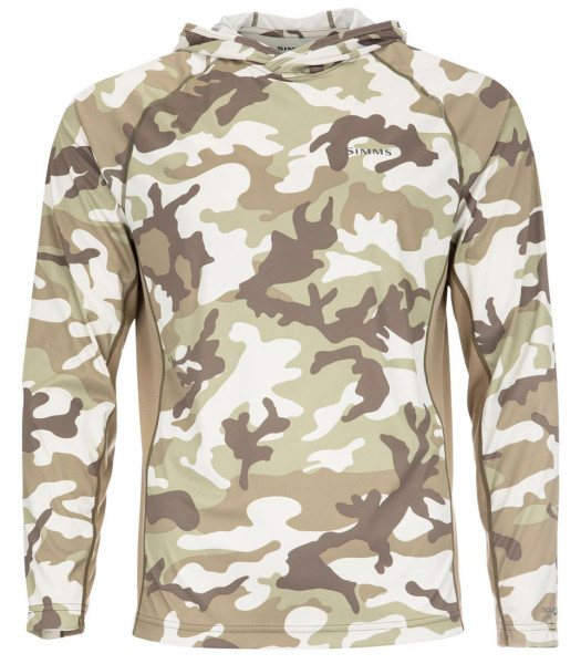 Simms Solarflex Hoody woodland camo sandbar