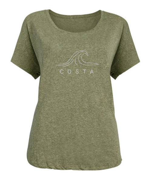 Costa W‘s Crest T-Shirt military green