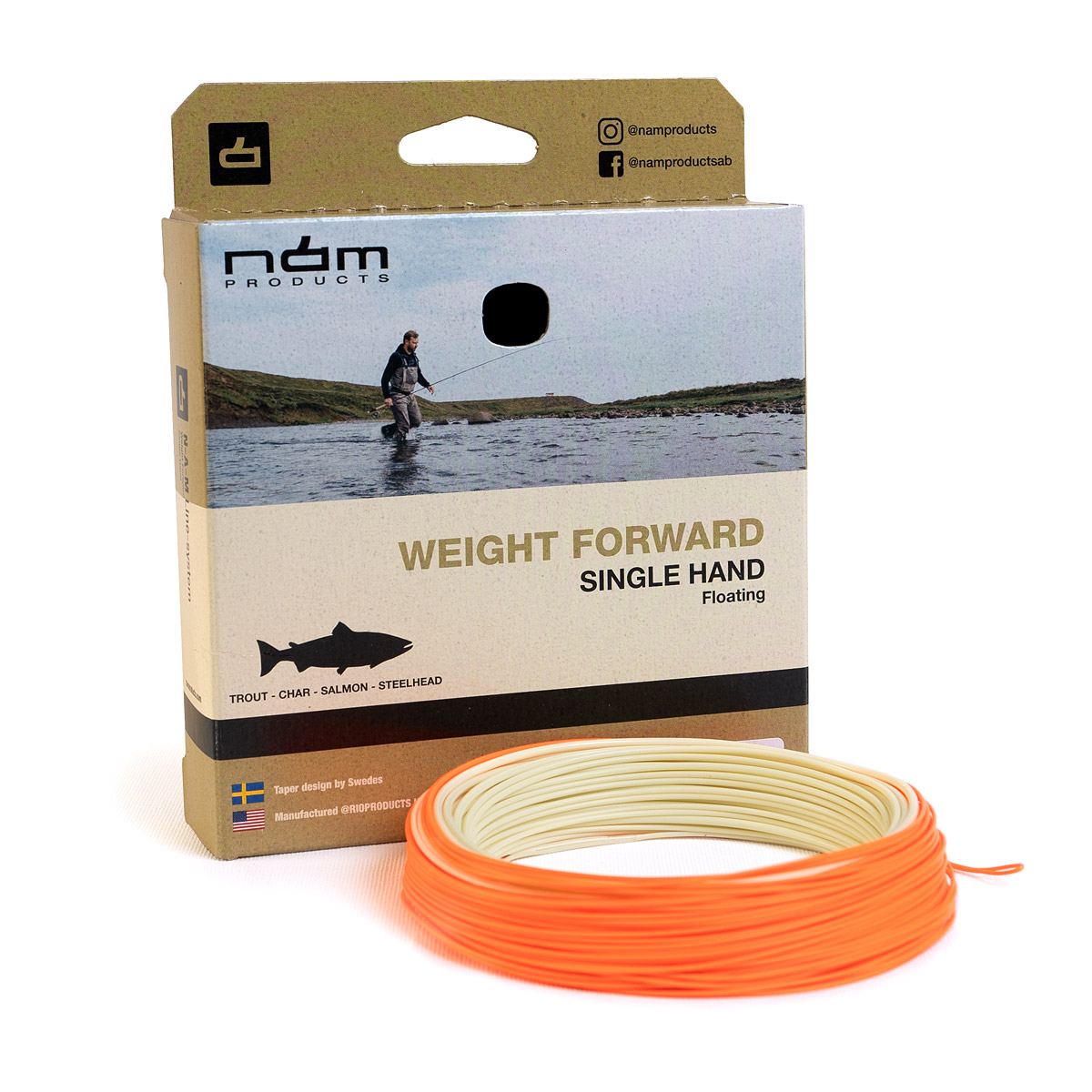 Details about   MDI Weight Forward EFL Buckskin Quality Full Fly Fishing Lines Size 4-8 Floating 