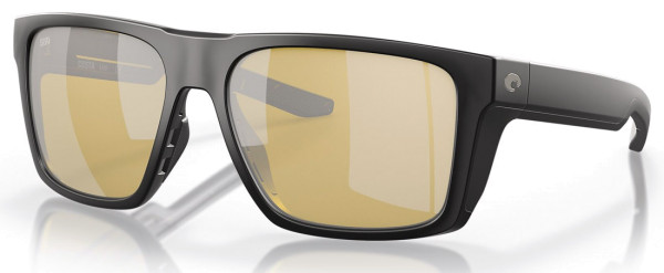 Costa Polarized Glasses Lido - Matte Black (Sunrise Silver Mirror 580G)