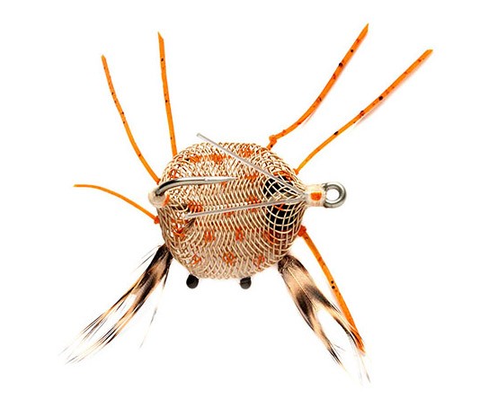 Fulling Mill Saltwater Fly - Flexo Crab tan weedless