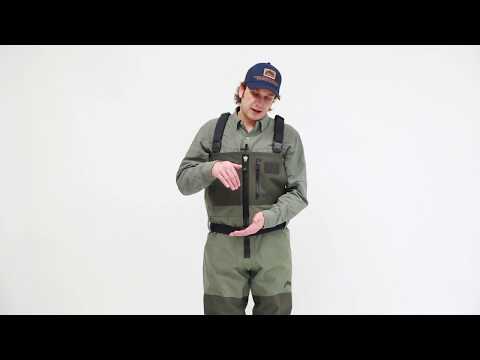 Simms Freestone Z Stockingfoot Waders Dark Gunmetal