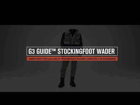 Simms G3 Guide Stockingfoot Waders cinder