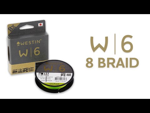 Westin W6 8 Braid braided line lime punch