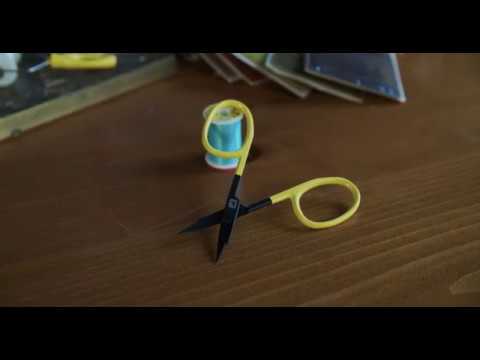 Loon Ergo Precision Tip Scissors Tying Scissors black