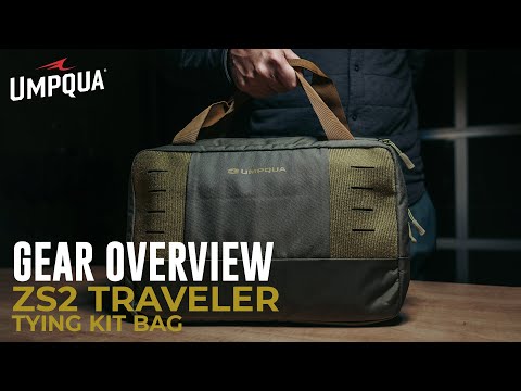 Umpqua ZS2 Traveler Fly Tying Kit Bag olive