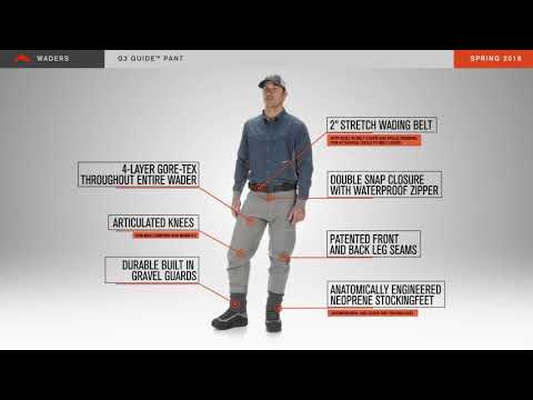 Simms G3 Guide Pant Waders cinder