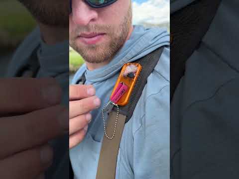Cling Mag Grab Doublestack Mountain Brown Magnetic Fly Holder