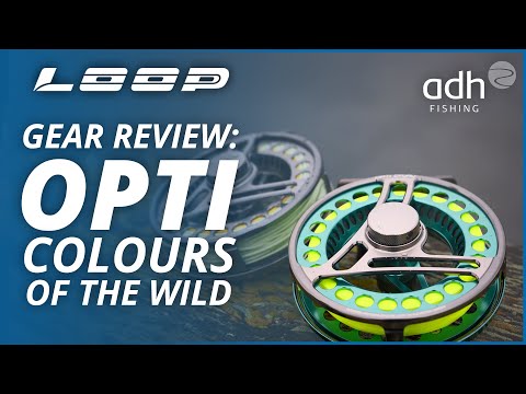 Loop Opti Dryfly fly reel Storm Blue