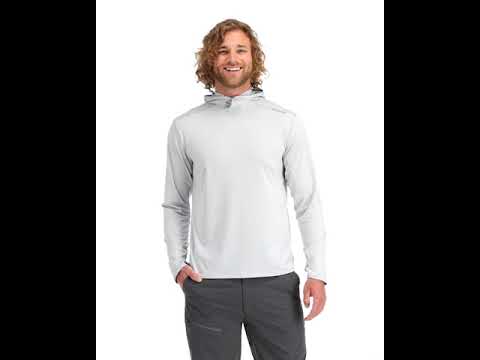 Simms SolarFlex Hoody UPF50 Dolomite Heather