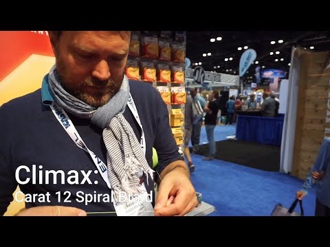 Climax Carat 12 Spiral Braid fluo yellow 135 m