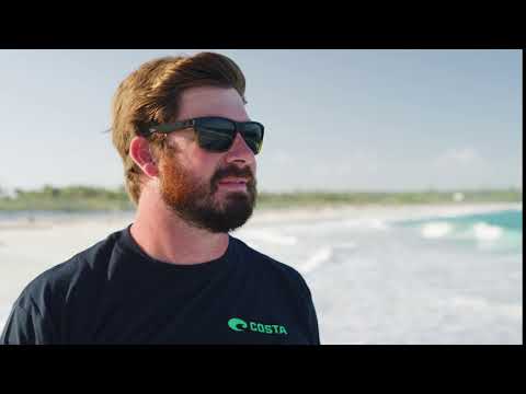 Costa Polarized Glasses Slack Tide Black/Shiny Tortoise (Green Mirror 580P)