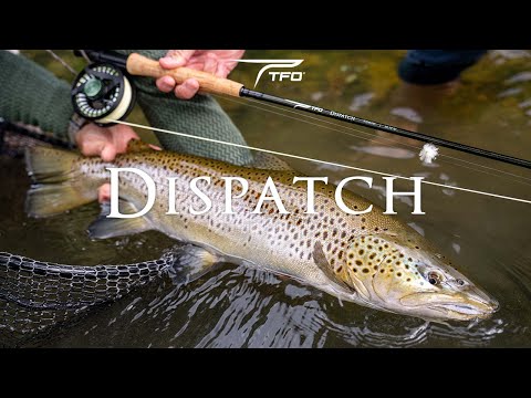 TFO Dispatch Trout fly rod set with transport tube