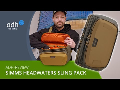  Simms Headwaters Sling Pack Water-Resistant Bag Hickory