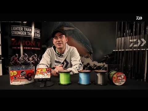 Daiwa J-Braid Grand X8E 135 m chartreuse 8X braided line
